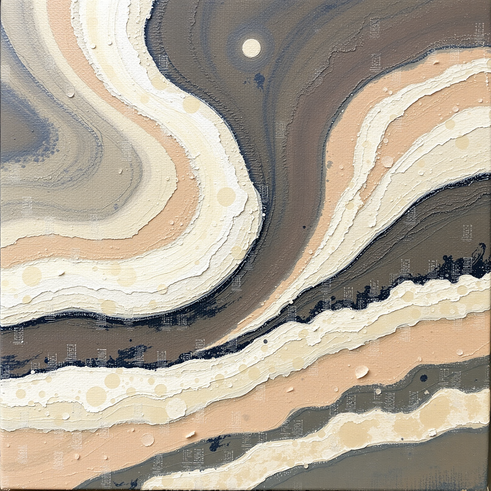 Swirling Sands Beneath a Pale Moon view 2