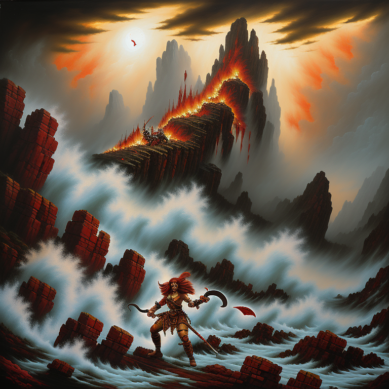 Flames of the Stormy Abyss view 2
