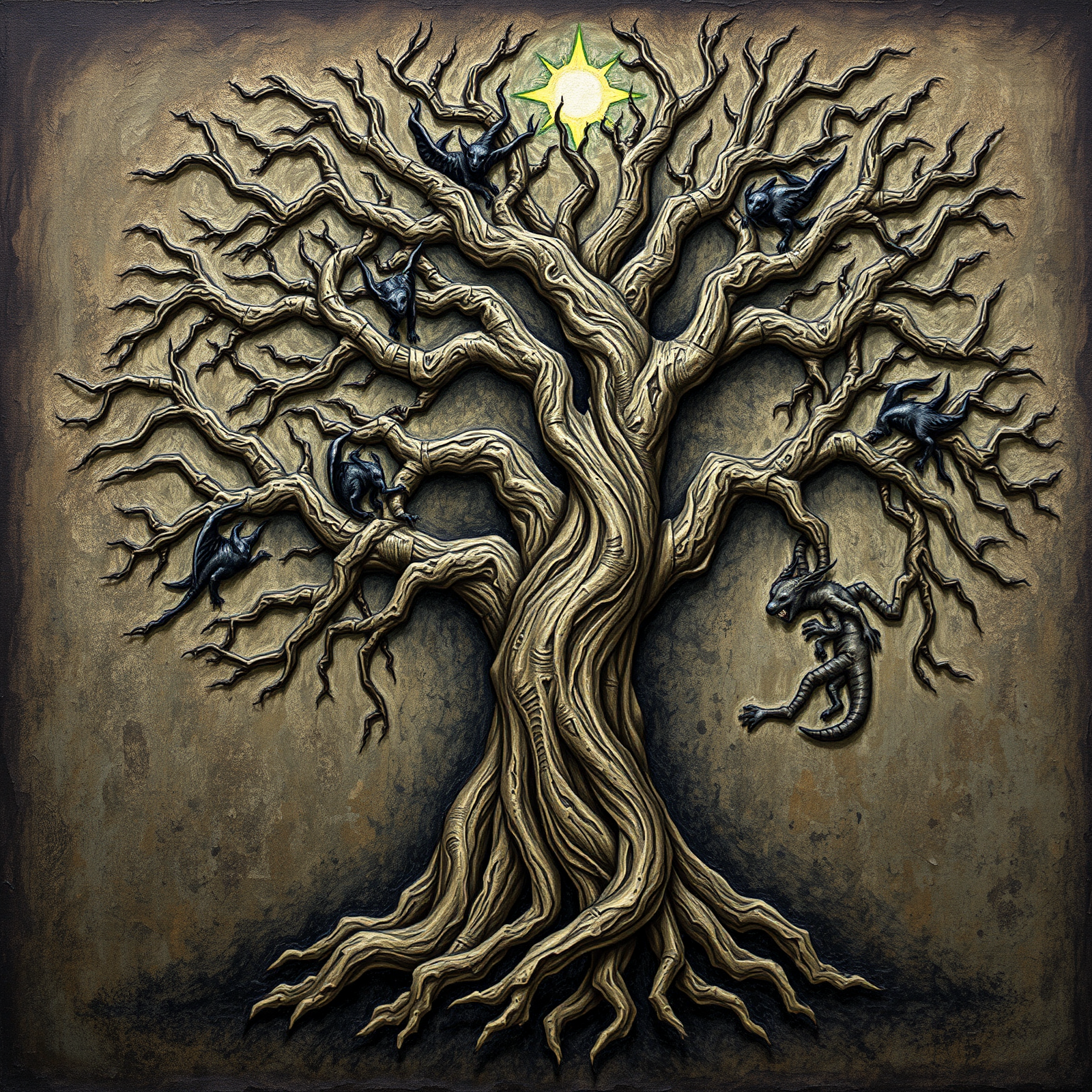 Enchanted Tree with Creatures view 2