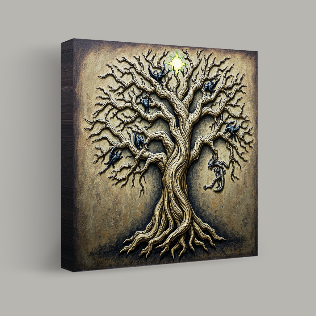 Enchanted Tree with Creatures view 1