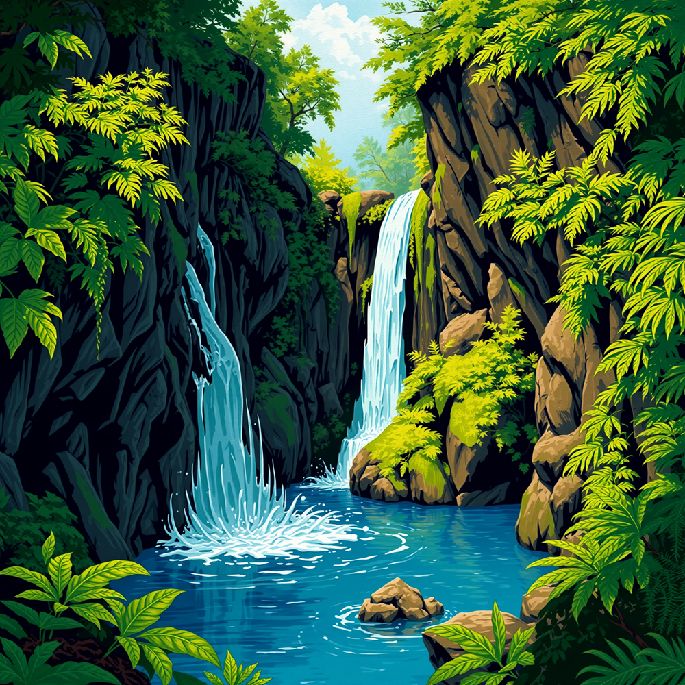 Cascade of Tranquility view 2