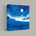 Starry Winter Landscape thumbnail 1