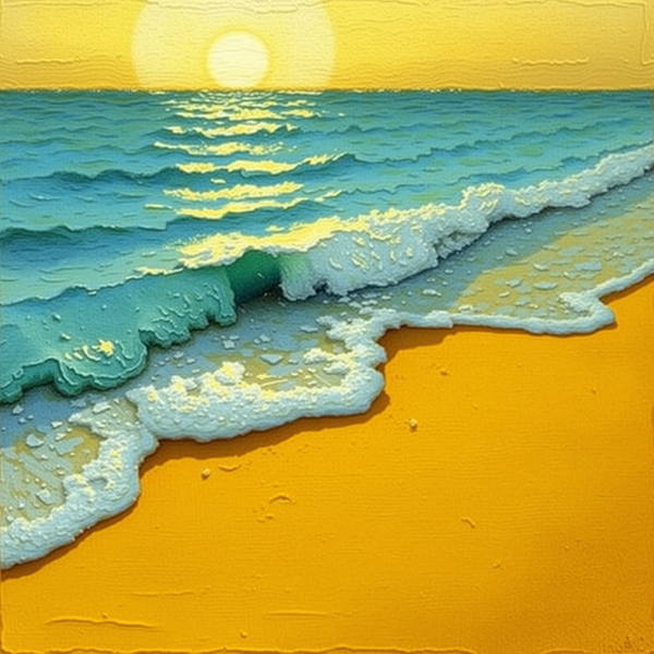 Sunset Serenade on Golden Sands