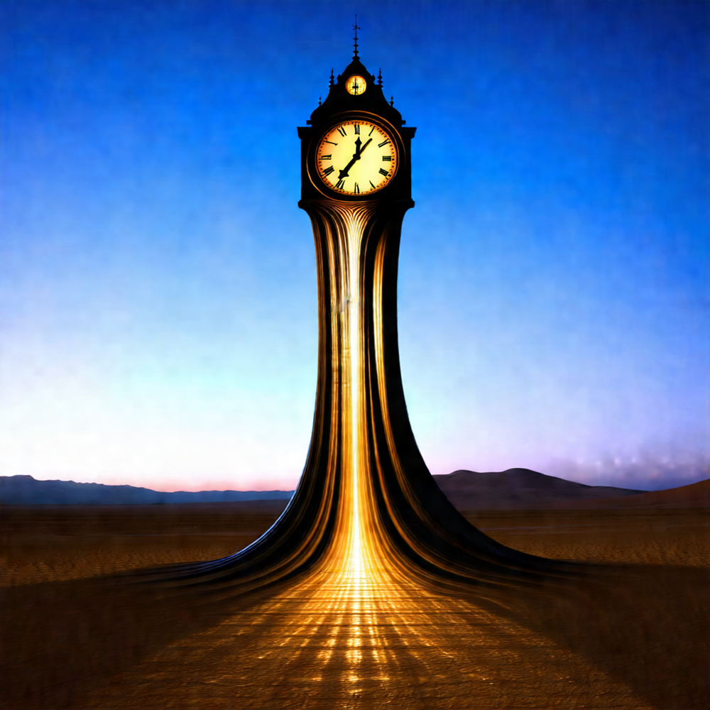 Time Melts at Sunset view 2