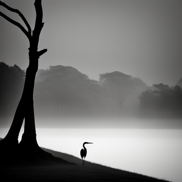 Silhouette in the Mist view 2
