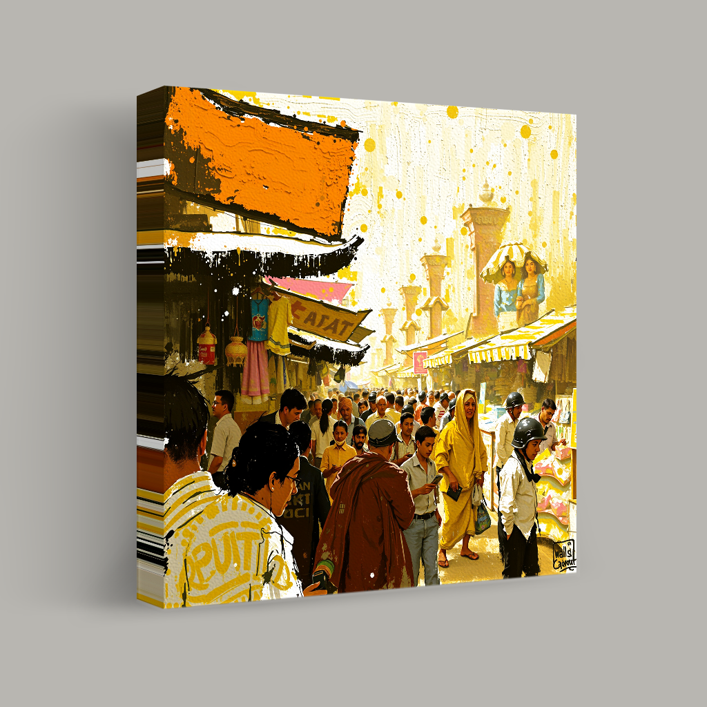 Vibrant Streets of the Marketplace view 1