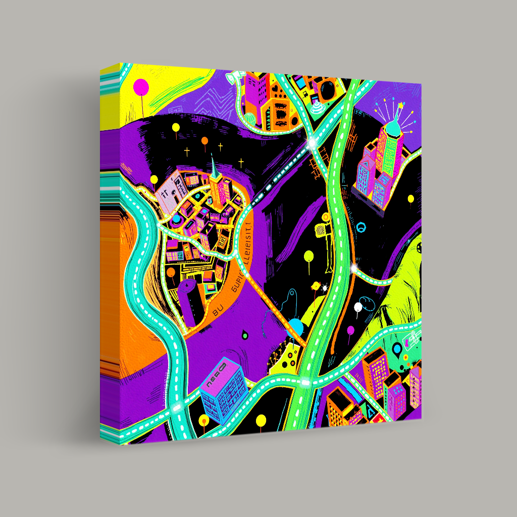 Neon Cartography view 1