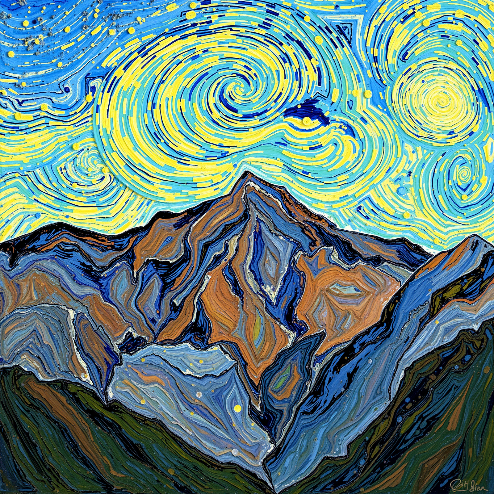 Whispers of the Starry Peaks view 2