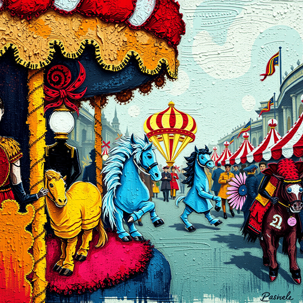 Carousel of Vibrant Dreams
