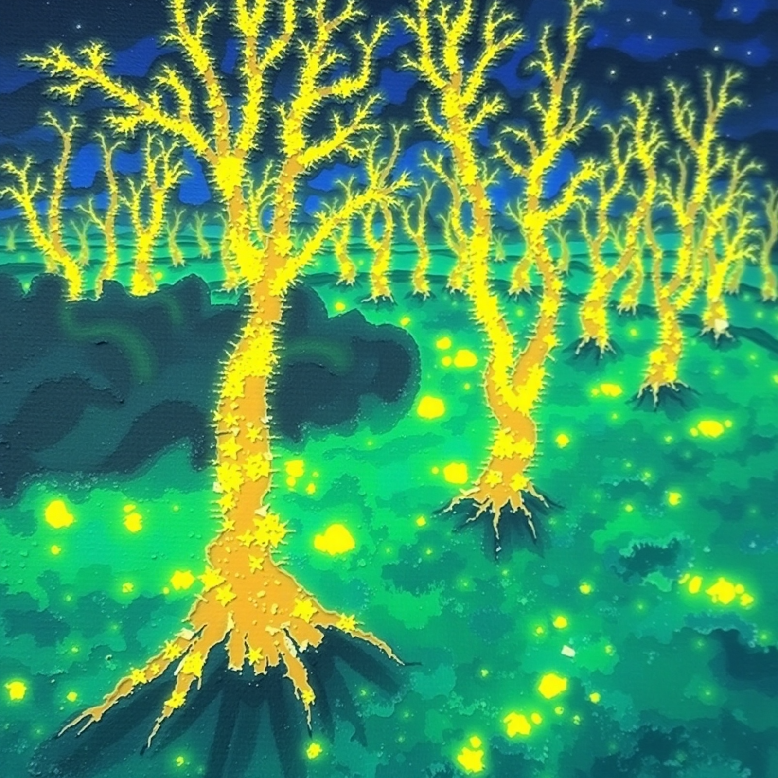 Luminous Forest of Night view 2