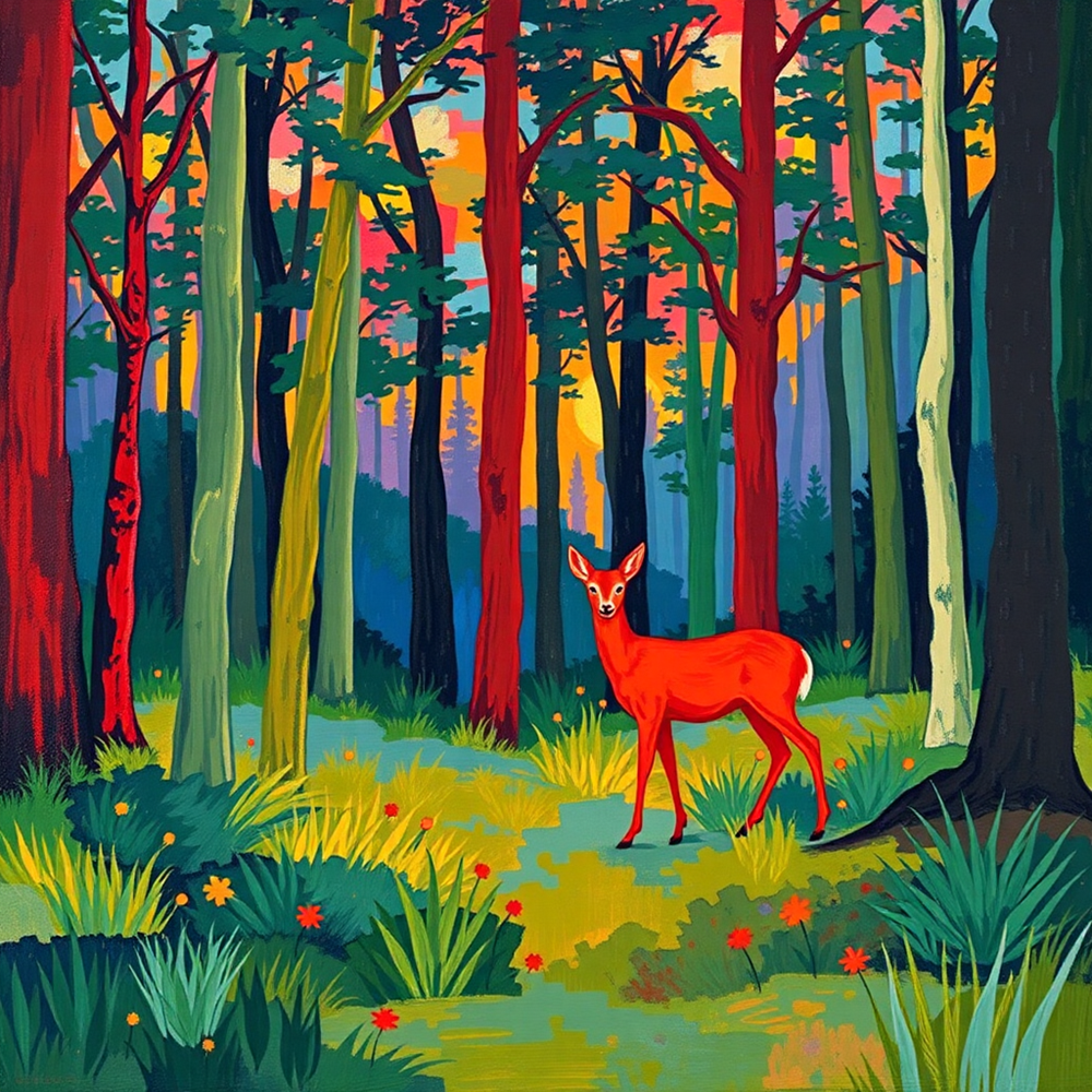 In the Heart of the Luminous Forest view 2