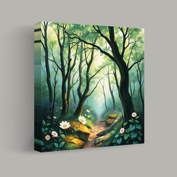 Pathway Through Enchanted Woods