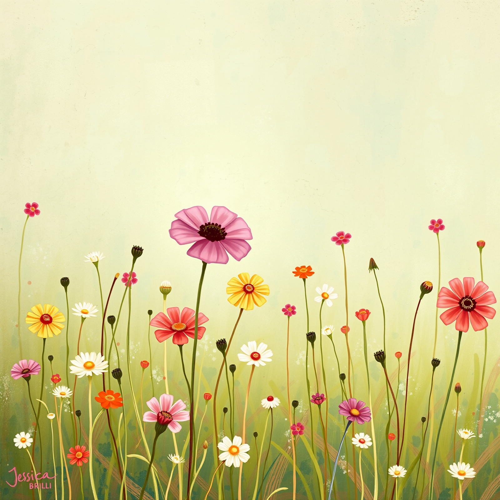 Blossoms Under a Soft Sky