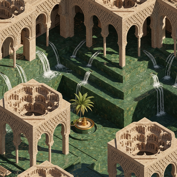 Intricate Architecture of Water