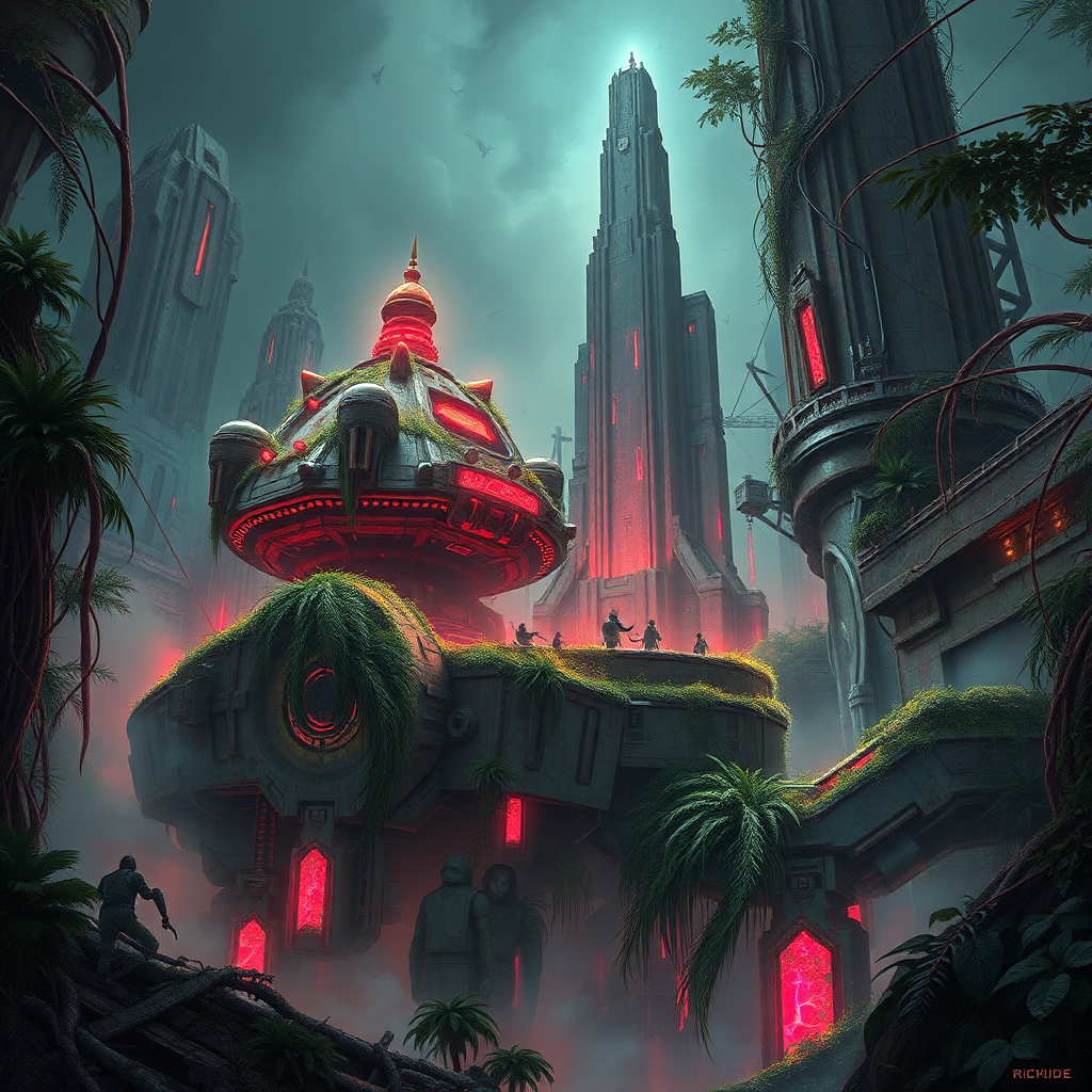 Guardians of the Neon Citadel view 2