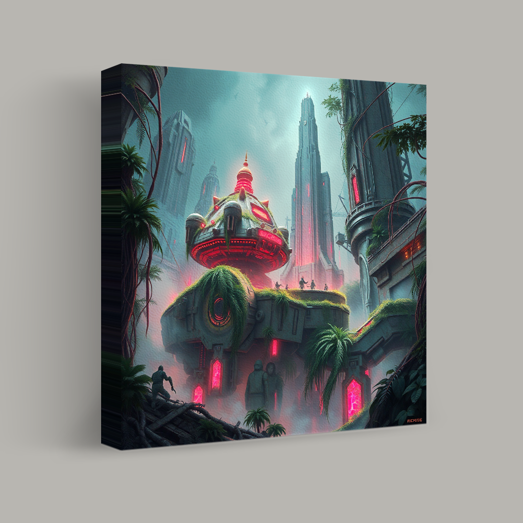 Guardians of the Neon Citadel view 1