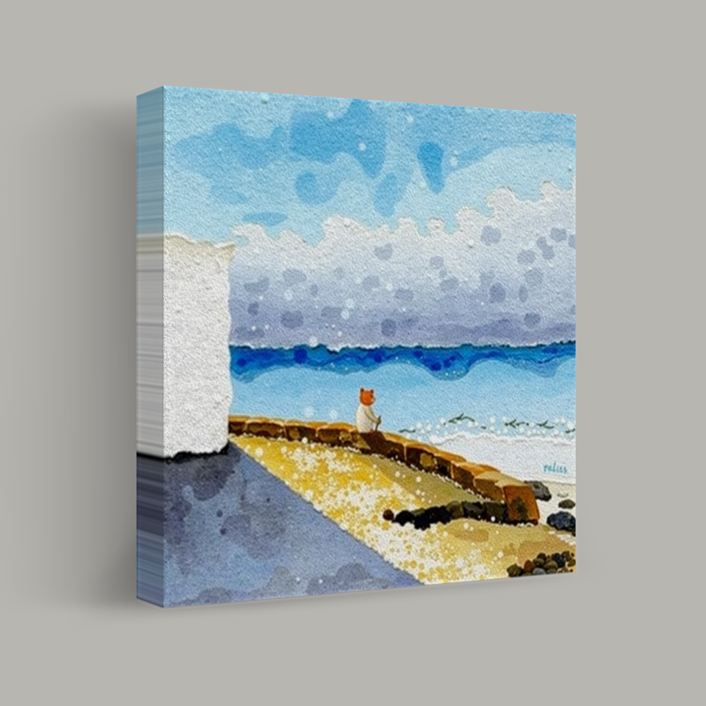 Tranquil Seaside Moment view 1