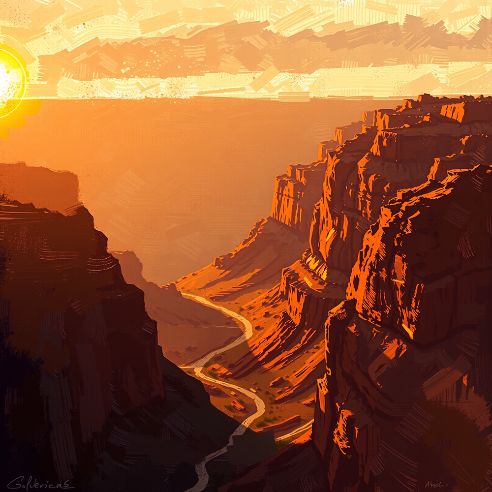 Canyon's Golden Hour view 2