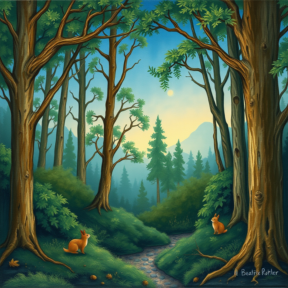 Enchanted Forest Dawn view 2