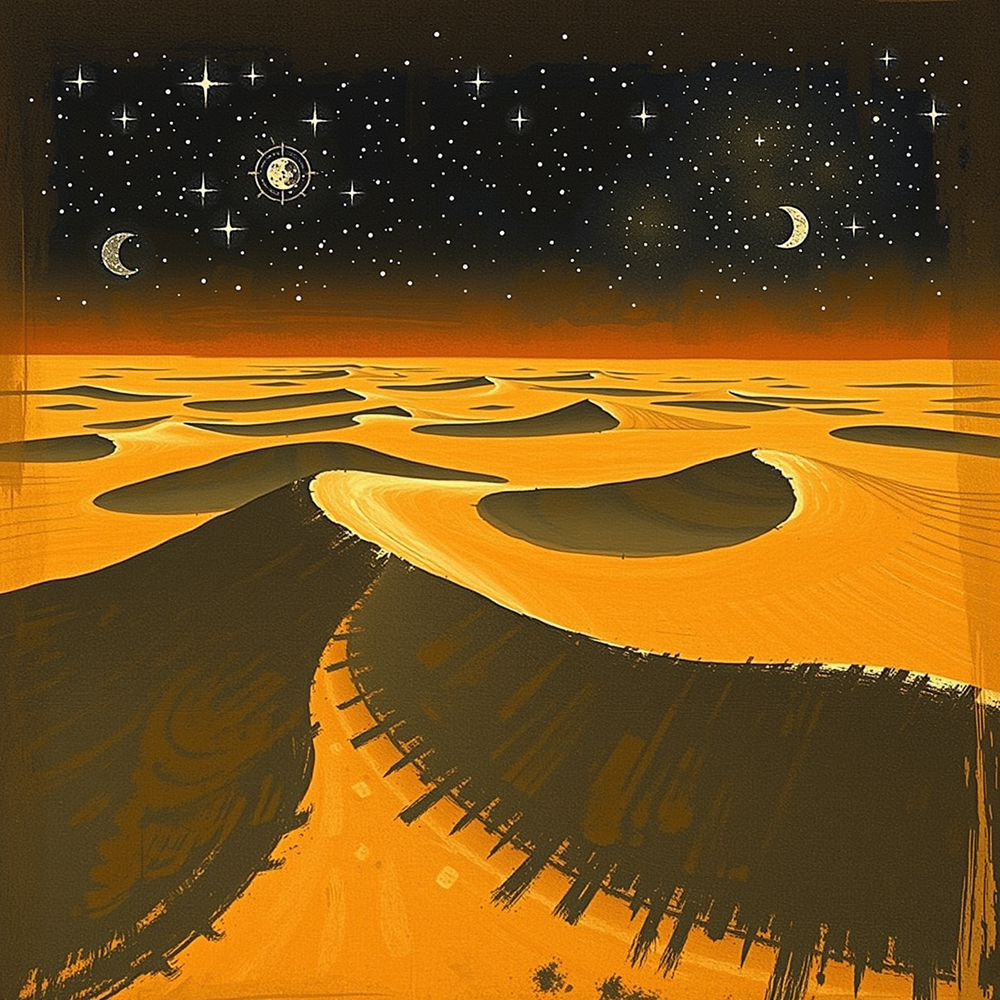 Sous les sables étoilés vue 2