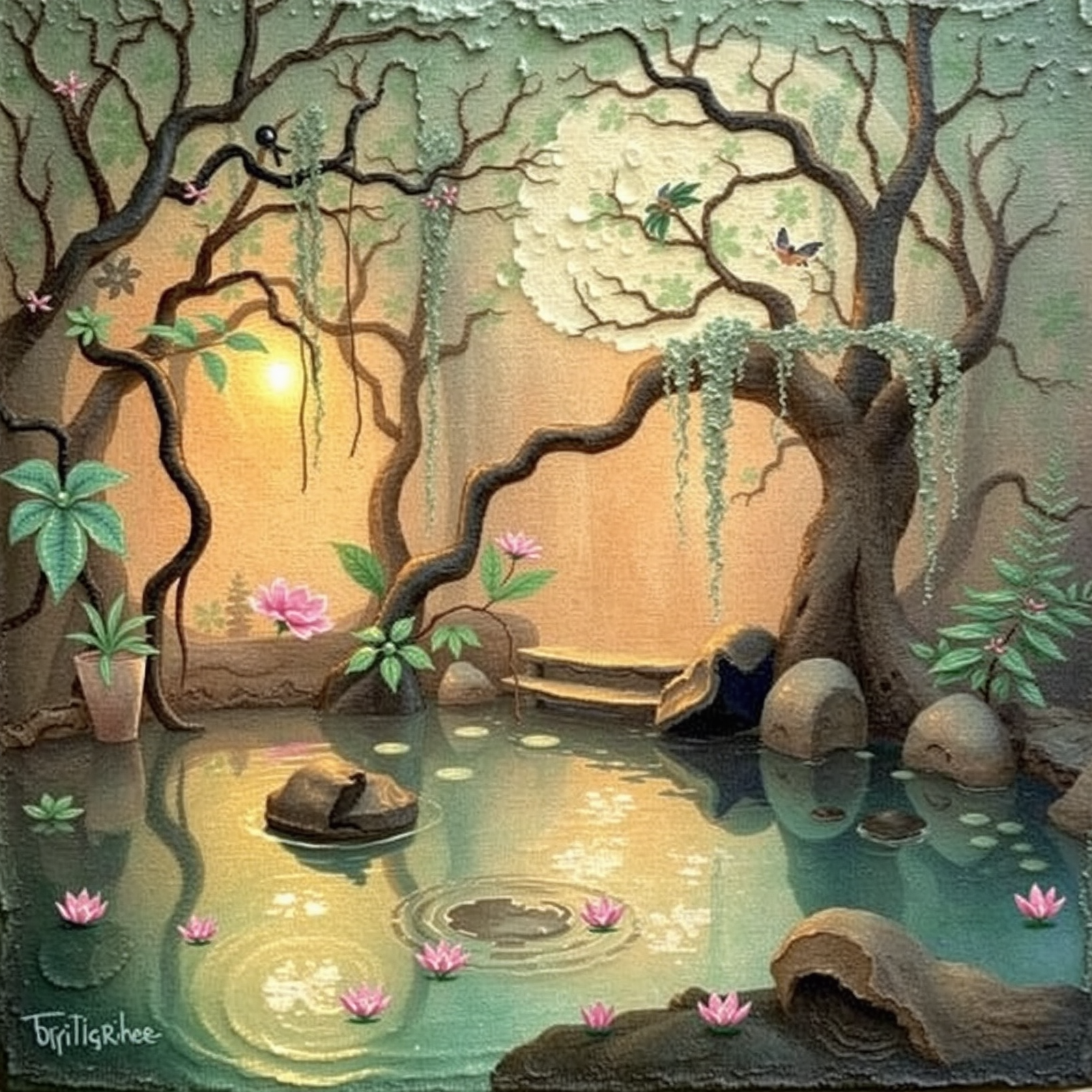 Whispering Waters in Enchanted Grove view 2
