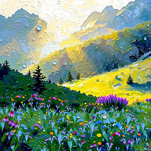 Radiant Meadow Morning