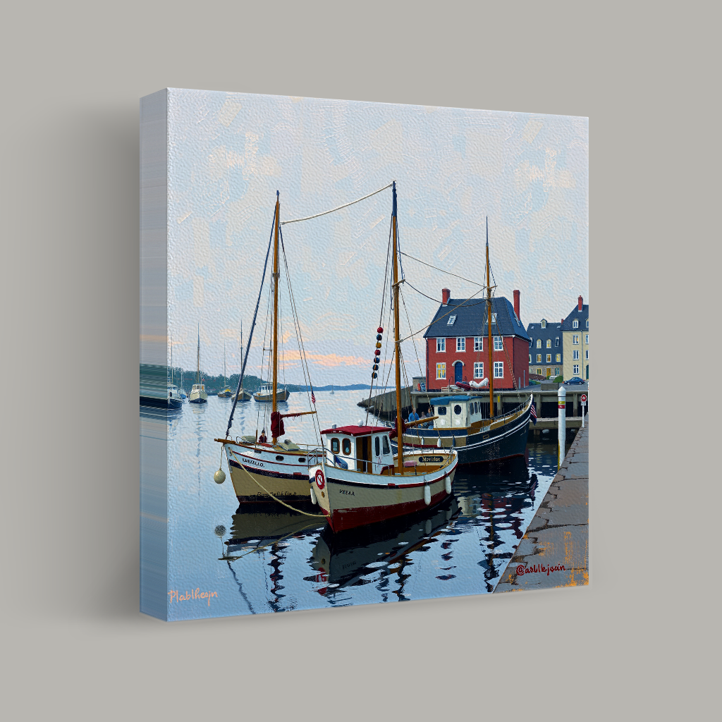 Harbor Reflections at Dawn view 1