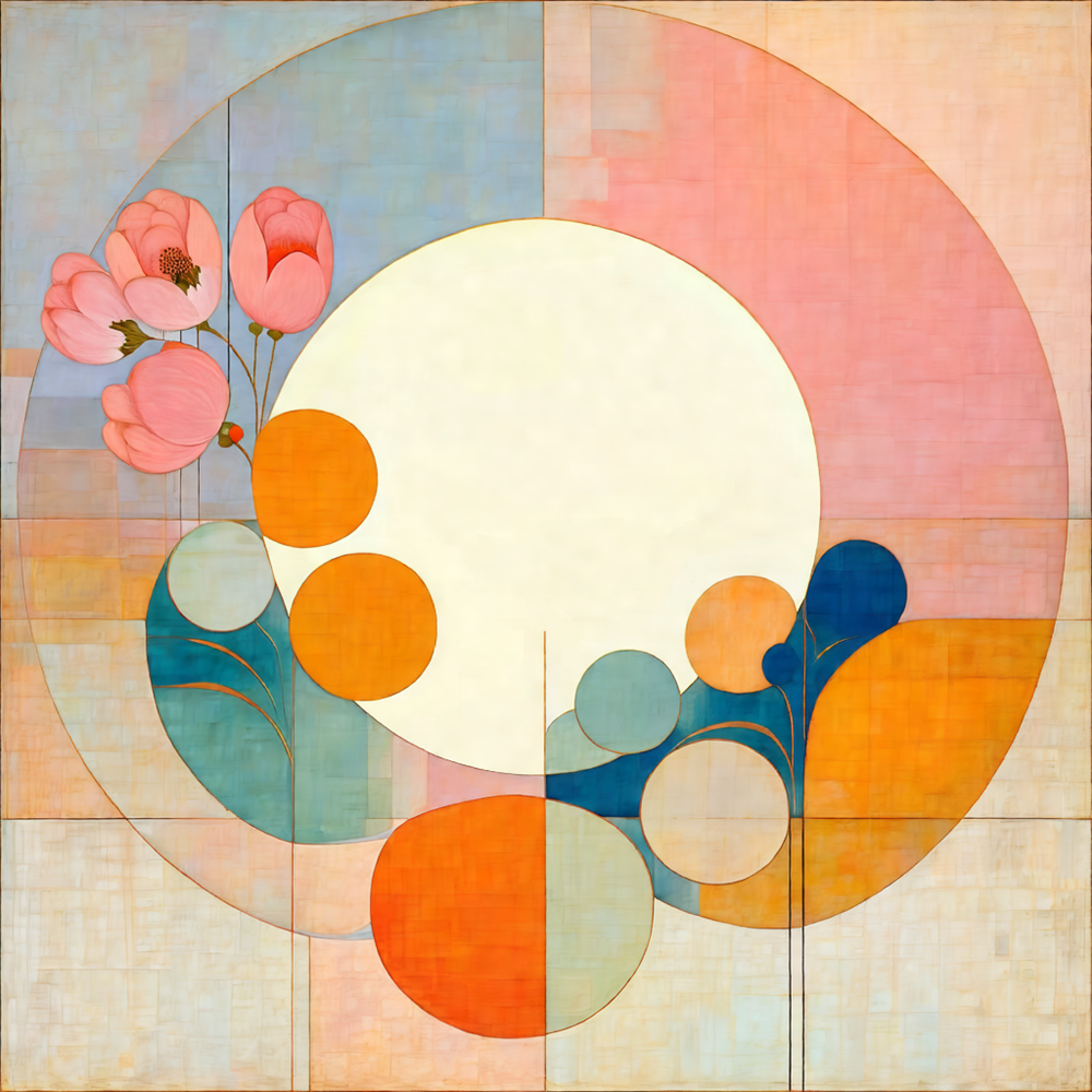Geometric Harmony in Bloom view 2