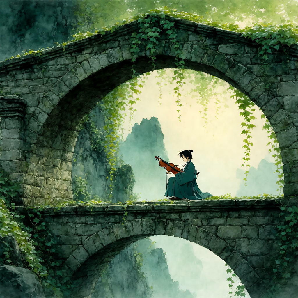 Echoes in the Overgrown Archway view 2