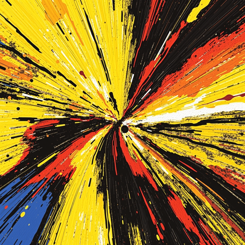 Radiant Explosion in Vivid Hues view 2