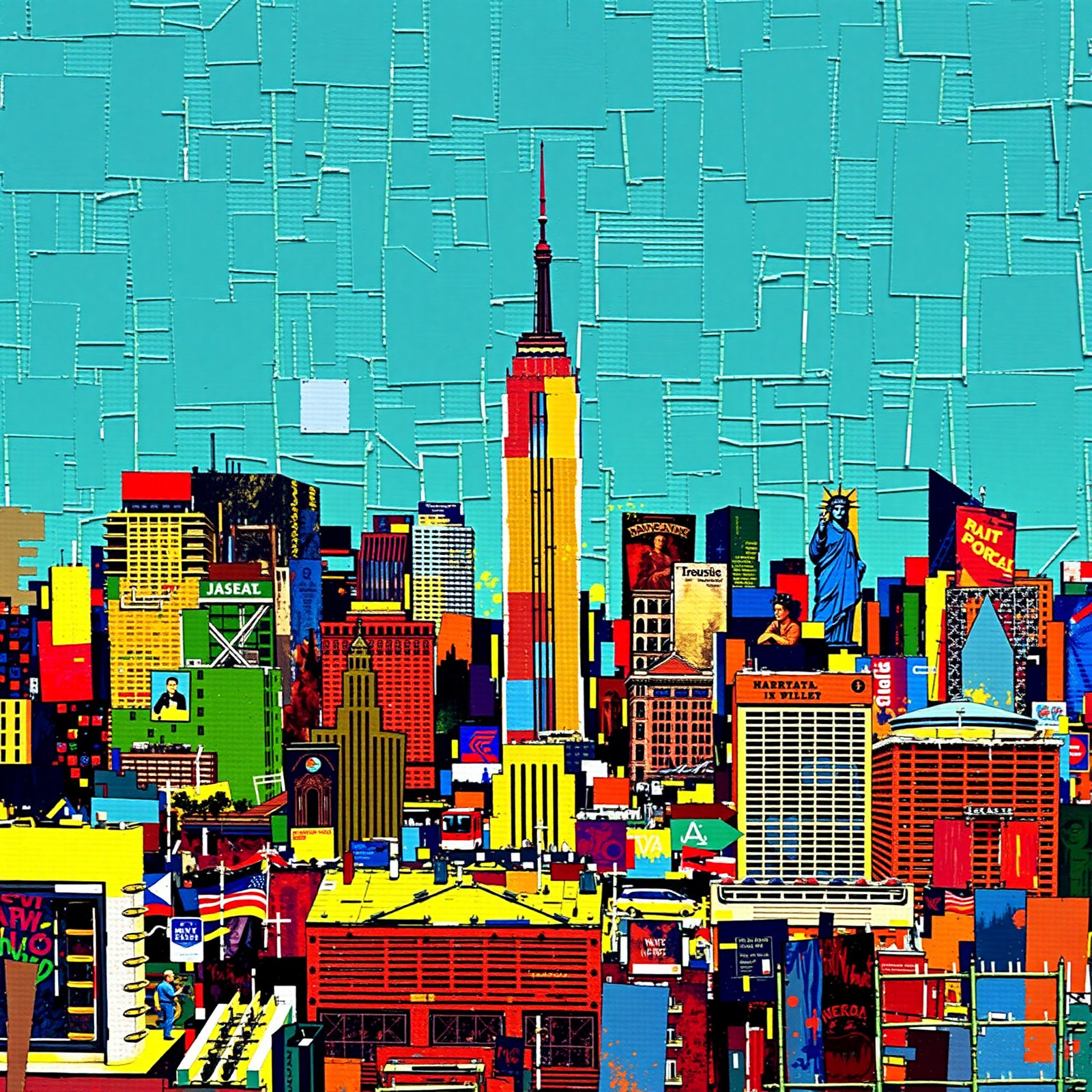 Kaleidoscope Cityscape view 2