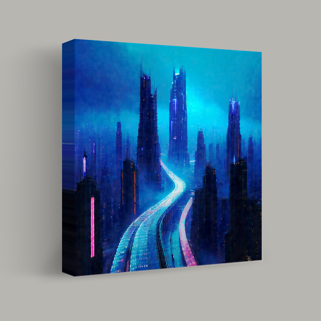 Neon Veins of Tomorrow view 1