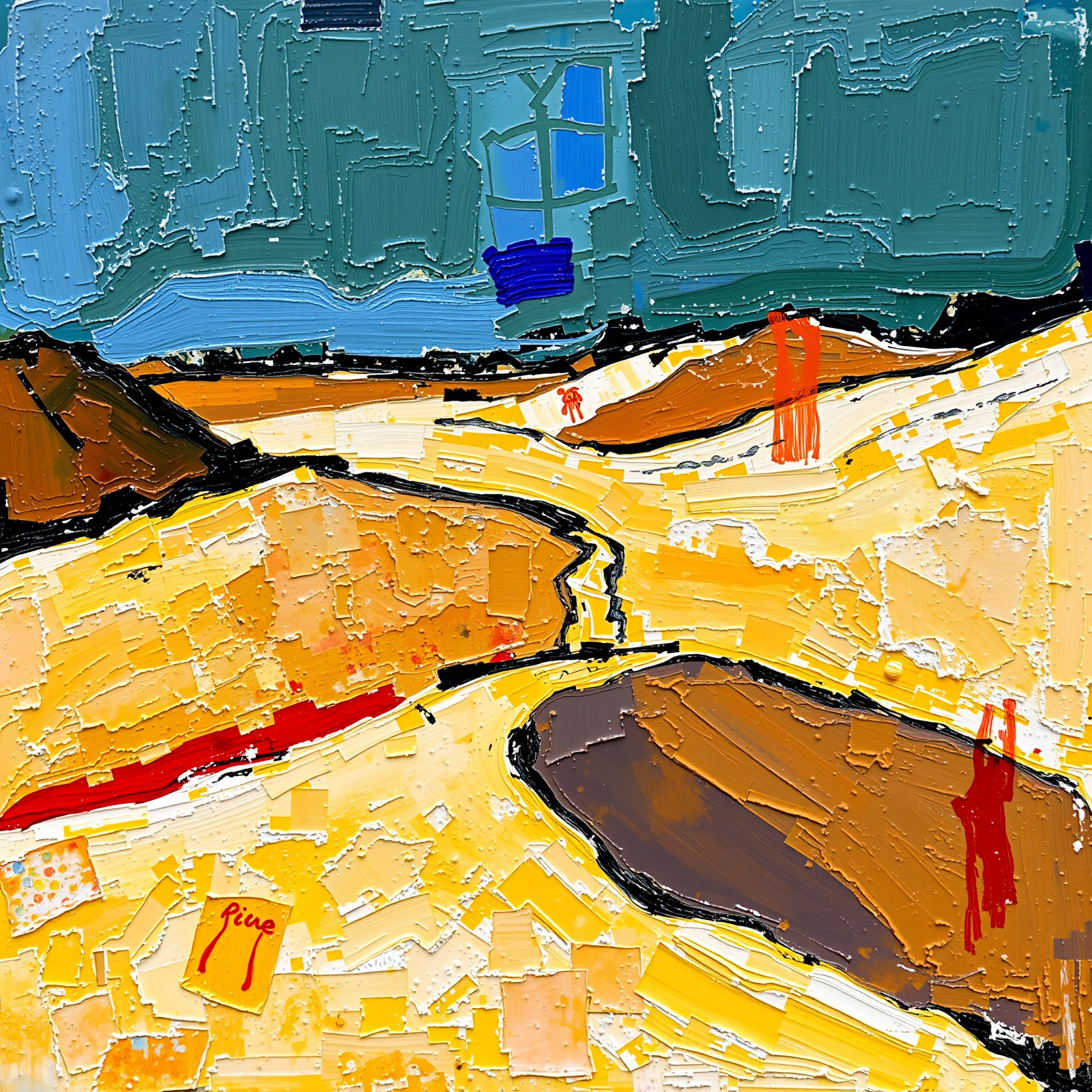 Whispers of the Desert Path view 2