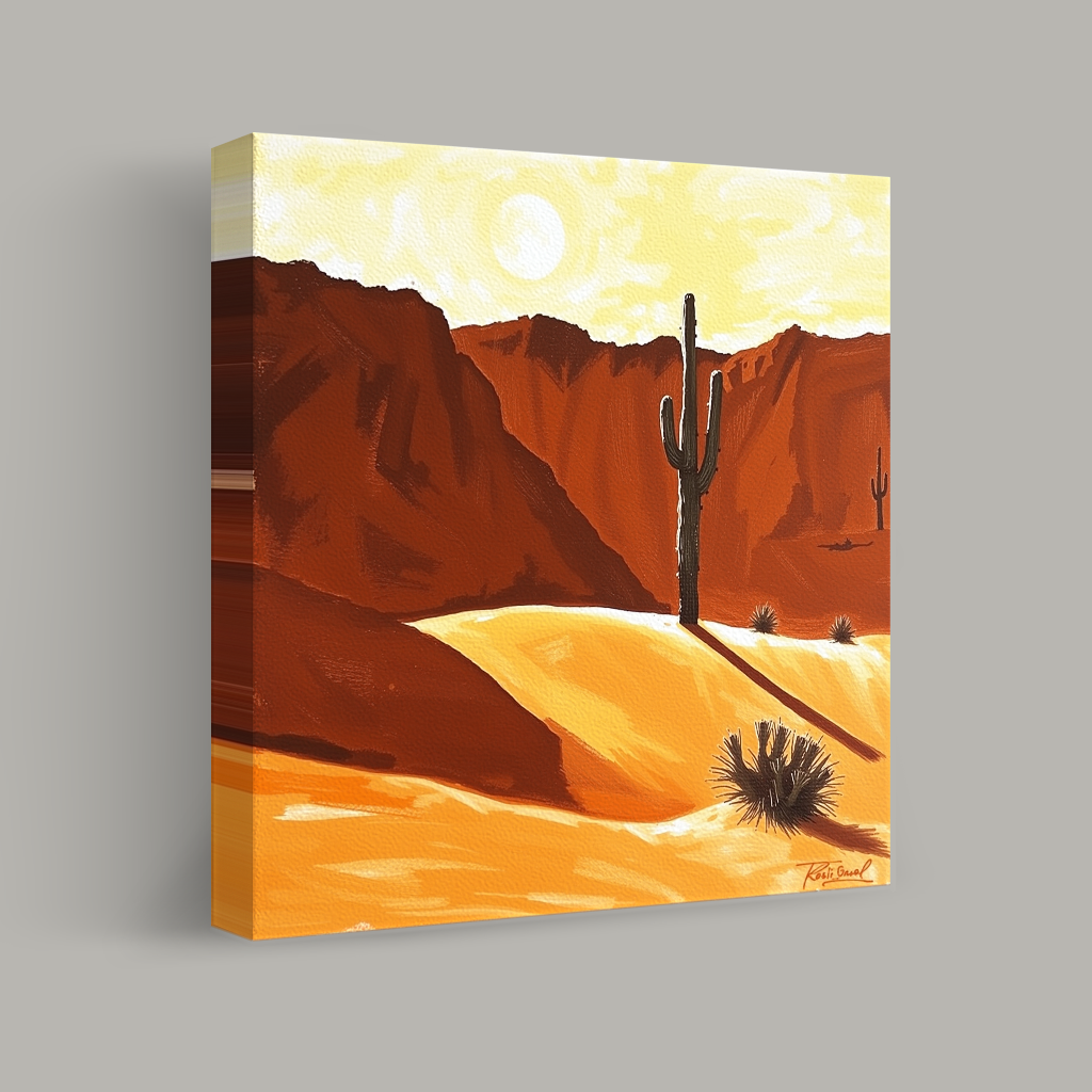 Cactus Under the Desert Sun view 1