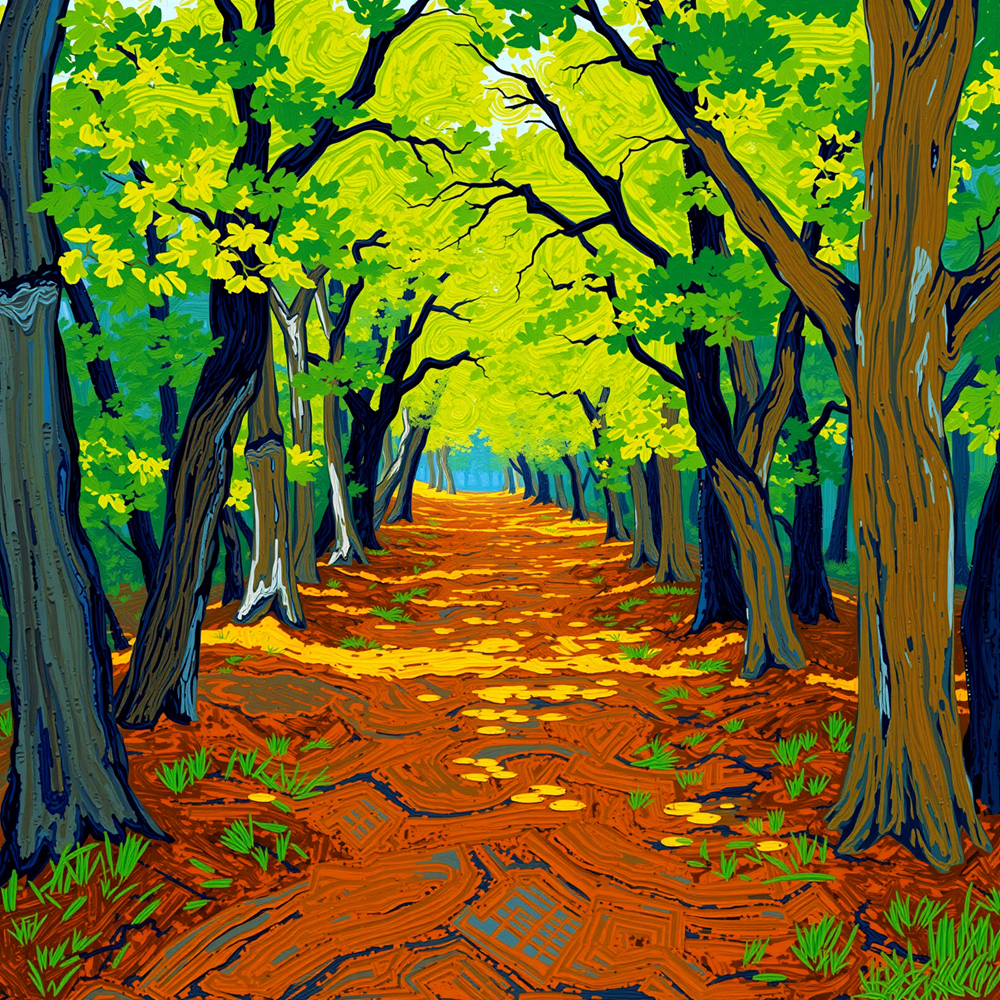 Path of Vibrant Woods view 2