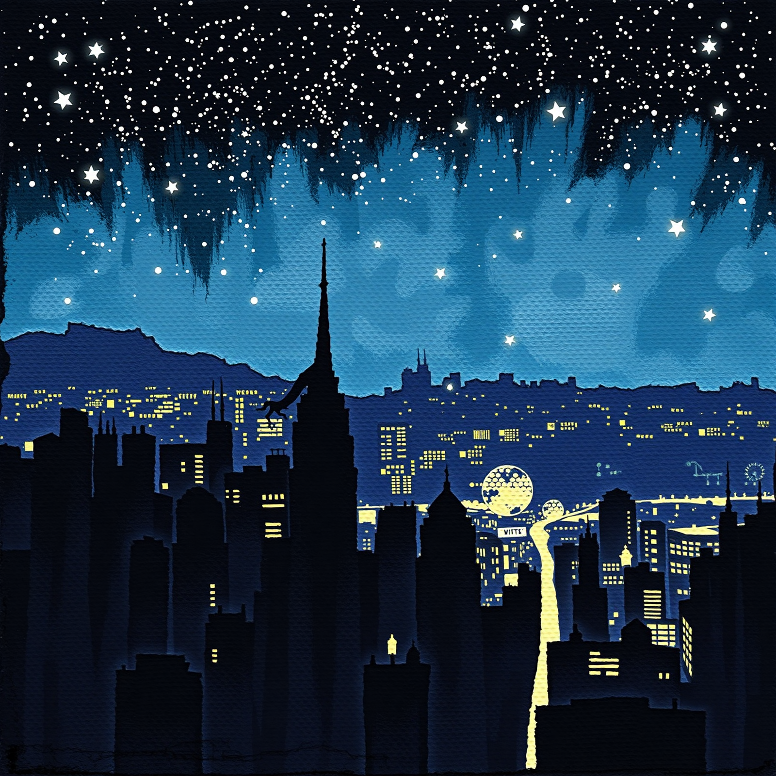 Stars Above the Urban Horizon view 2