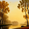 Whispering Willows at Dawn thumbnail 2