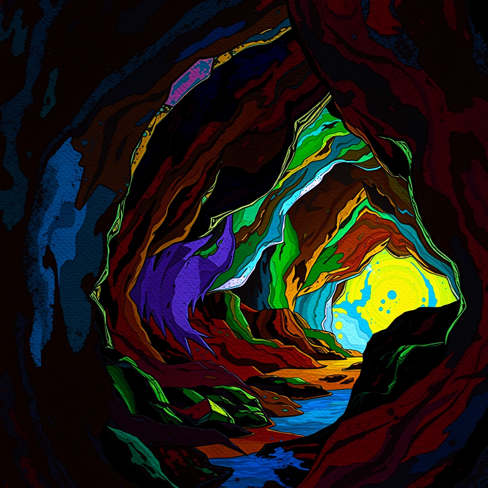 Cavern of Vibrant Whispers view 2