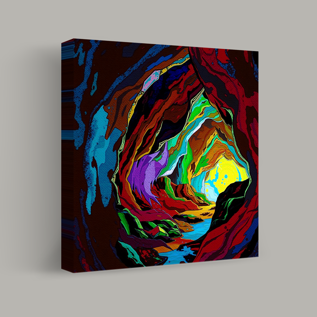 Cavern of Vibrant Whispers view 1