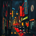 Neon Dreams in Urban Silhouettes thumbnail 2