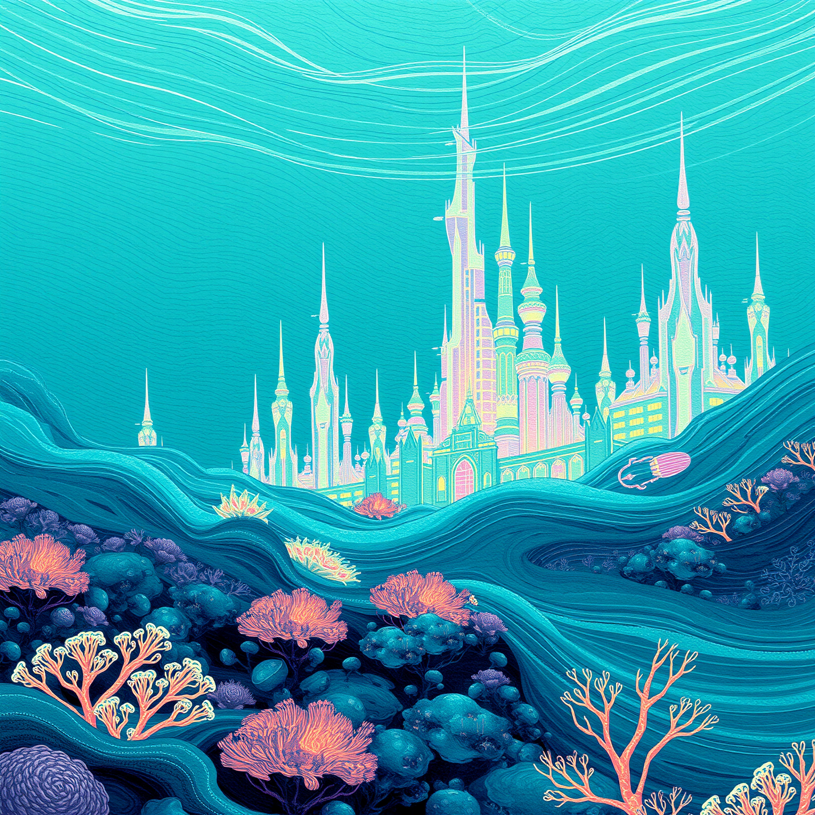 City Beneath the Waves view 2