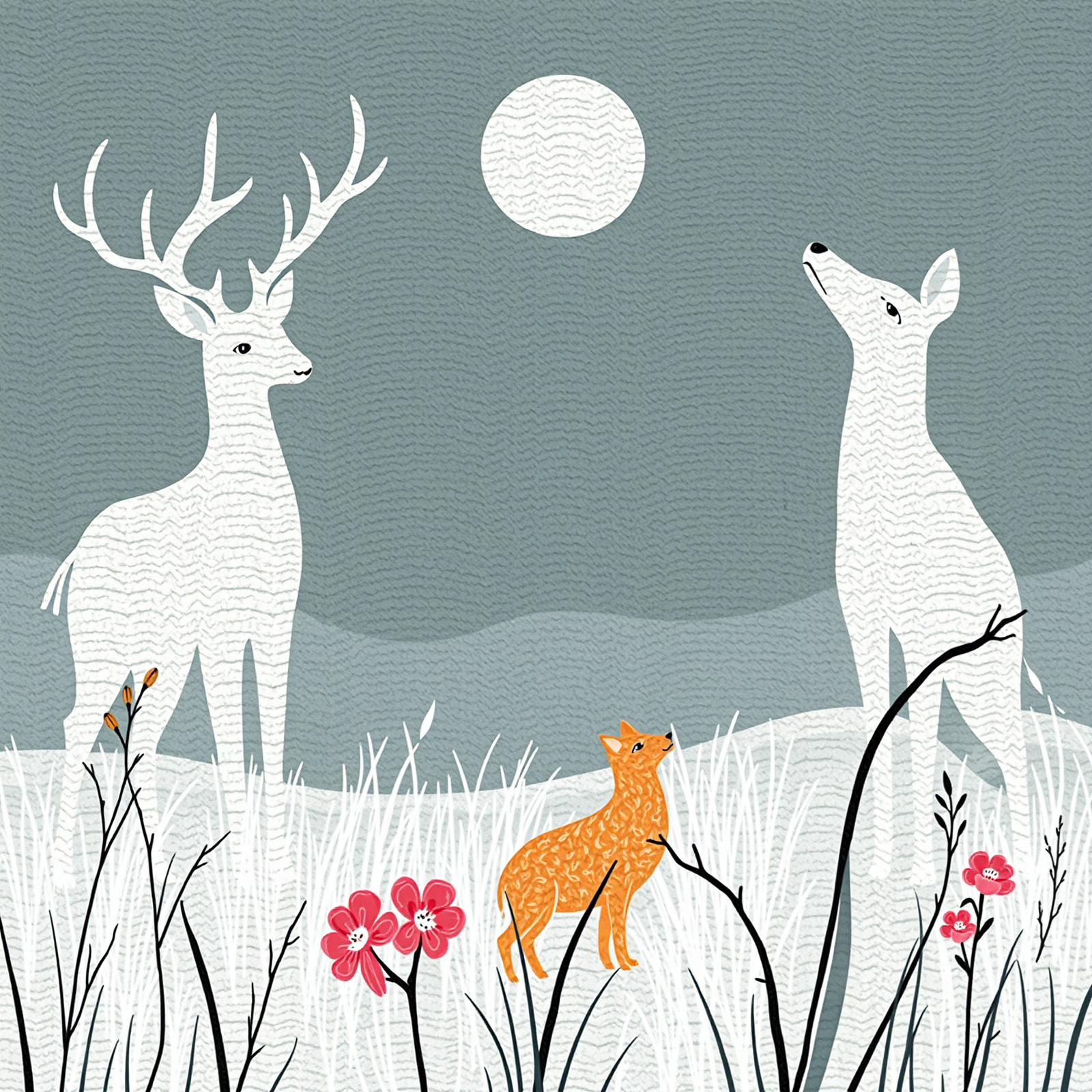 Moonlit Forest Creatures view 2