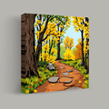 Pathway Through Autumn Woods thumbnail 1