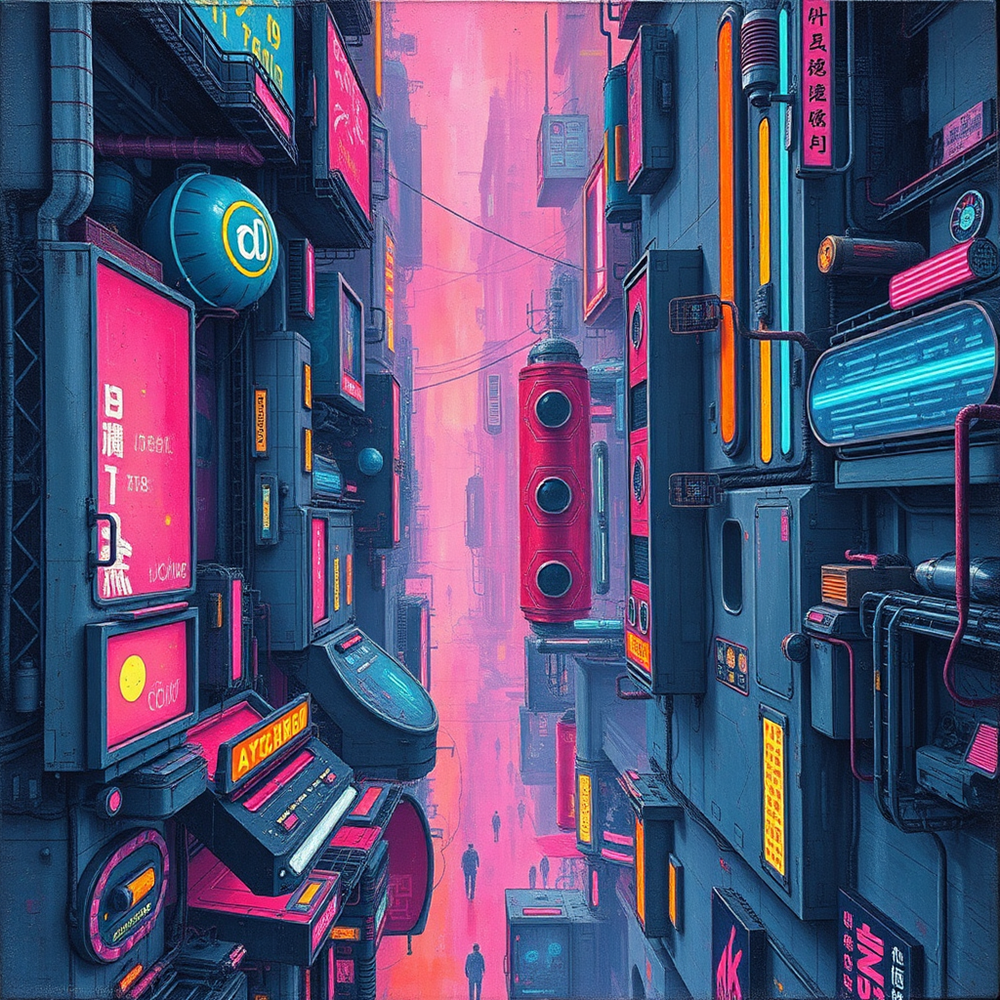 Neon Alleyway Chronicles view 2