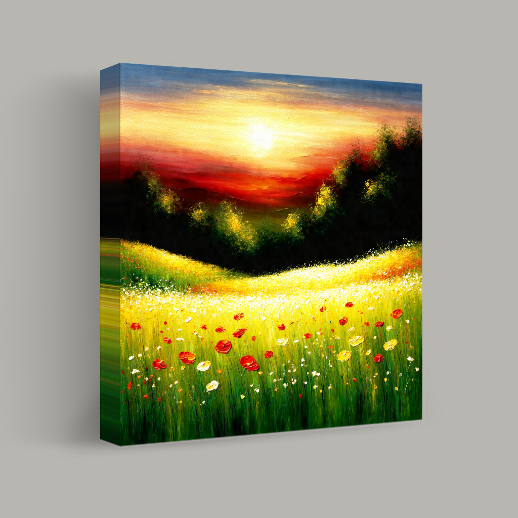 Radiant Meadow at Dusk view 1