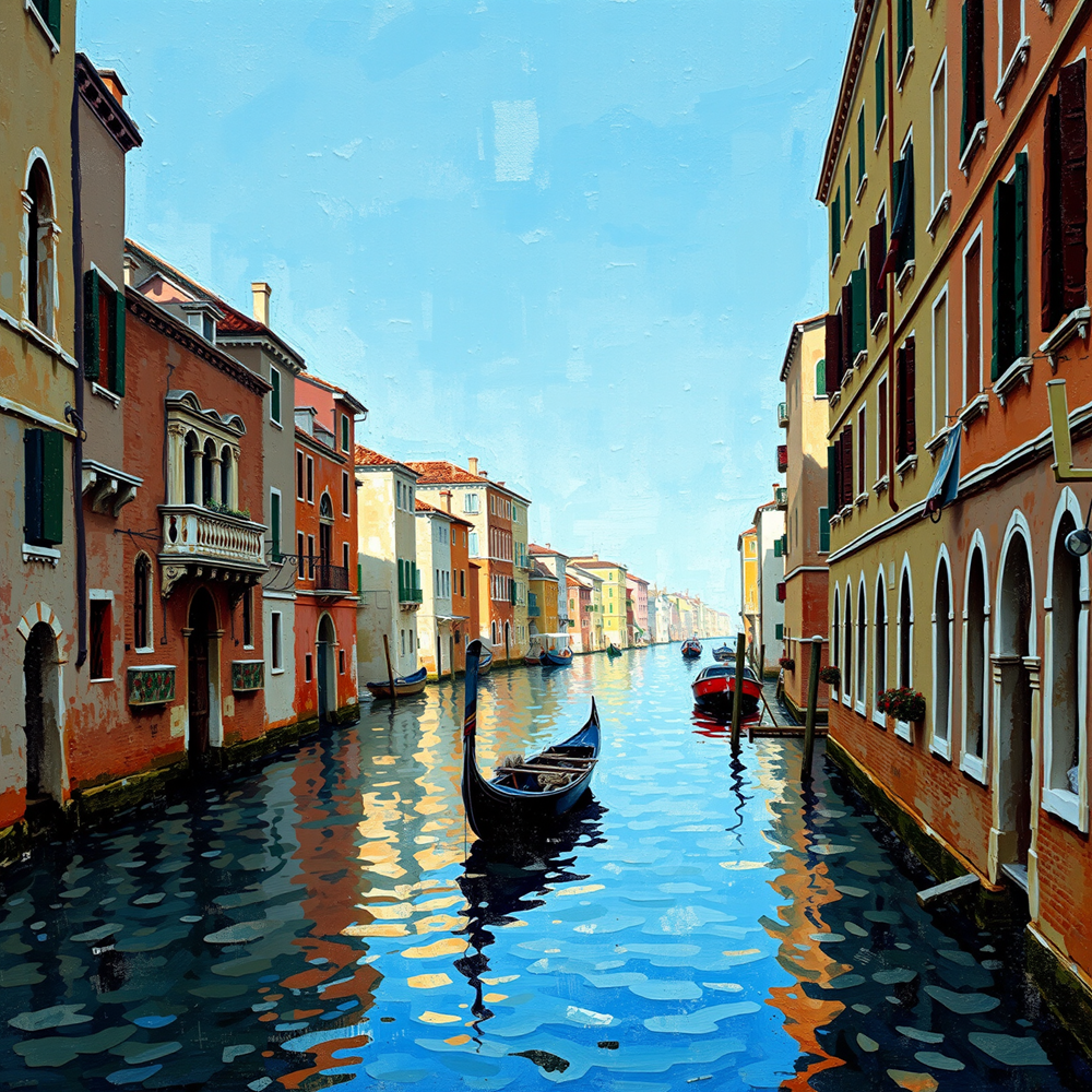 Reflections of Venice view 2