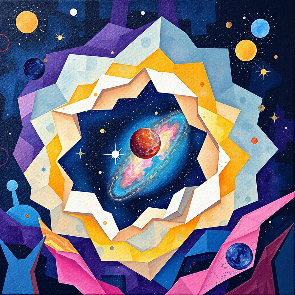 Cosmic Origami view 2