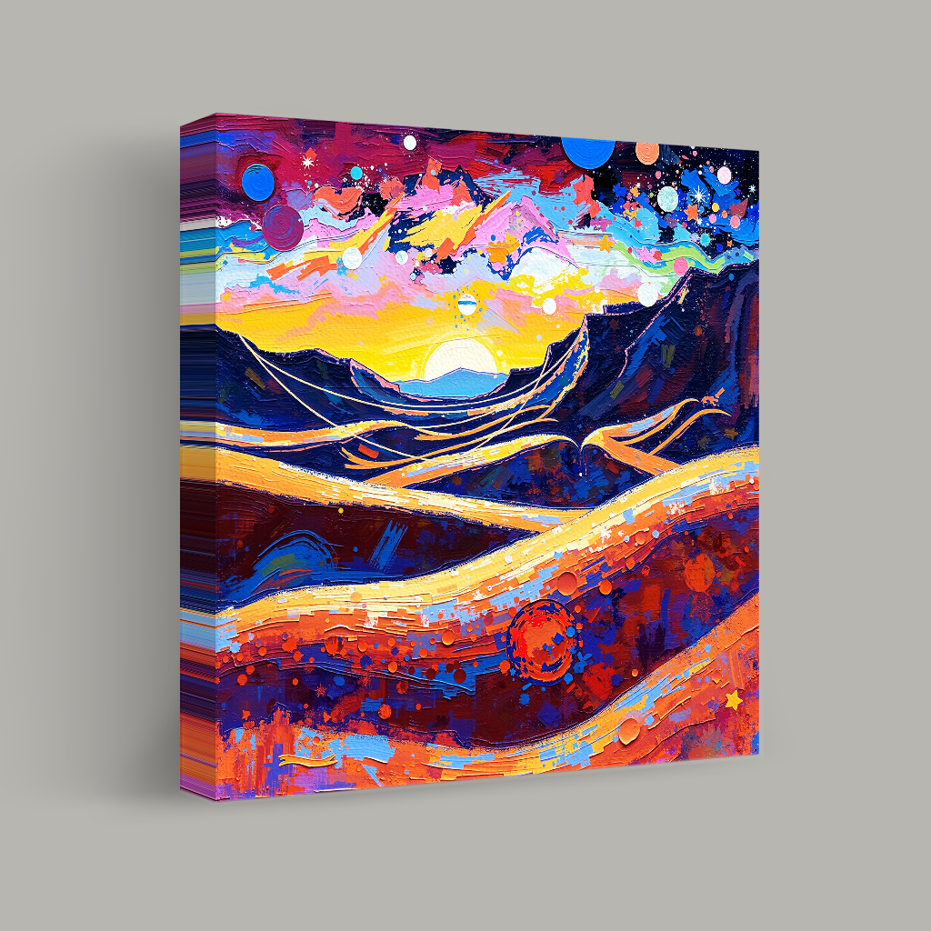 Cosmic Dawn Over Painted Hills view 1