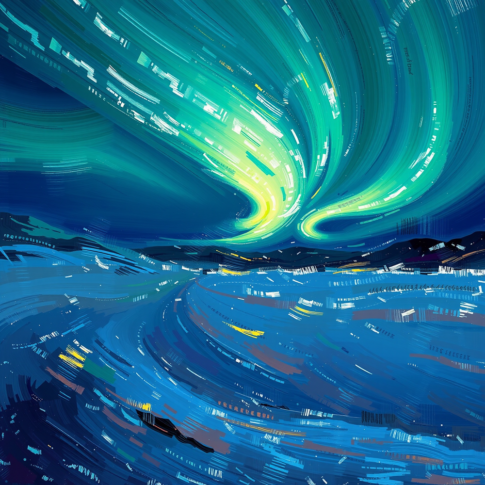 Dance of the Northern Lights view 2
