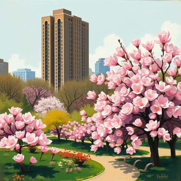 Blossoms and Towers